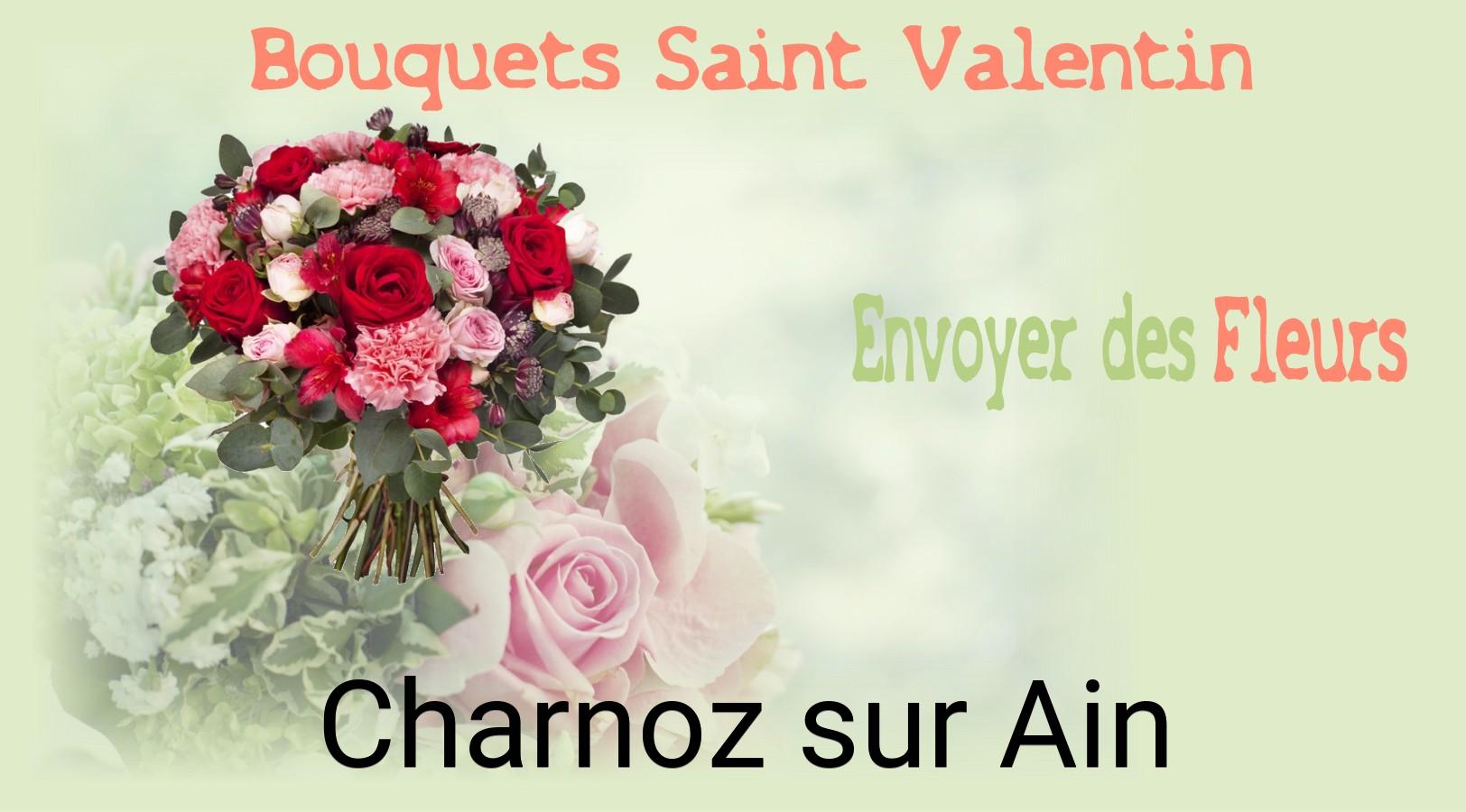 Roses de Saint-Valentin livrées à Charnoz-sur-Ain